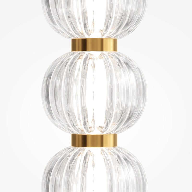 Lampadar LED Maytoni Modern Amulet, Auriu, LED 33W, 1550lm 3000K