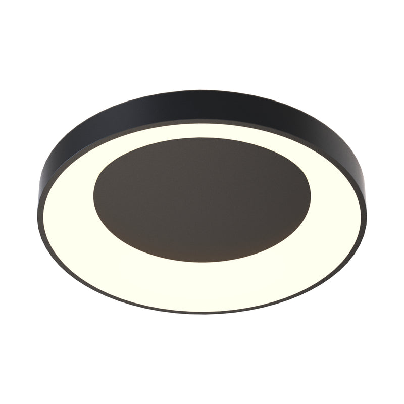 Plafoniera Cameron MX4019-1M-3BT LED 33W 3800LM 3000K Ø60 H10 corp metalic alb-negru, capac plastic