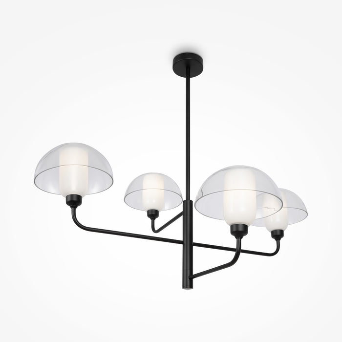 Lustra Maytoni Modern Memory, Negru, E14 40W,   MOD177PL-04B