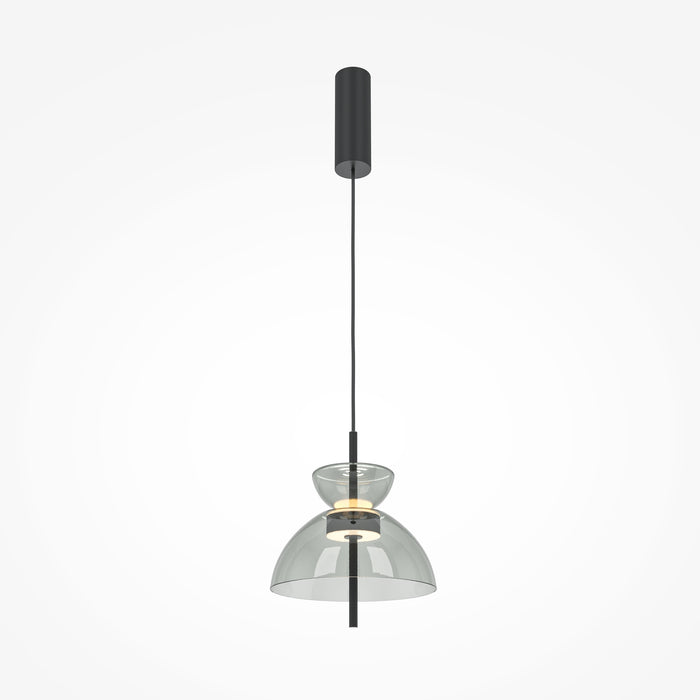 Lustra LED Maytoni Modern Bangkok, Negru, LED 12W, 1200lm 3000K MOD185PL-L11B3K2