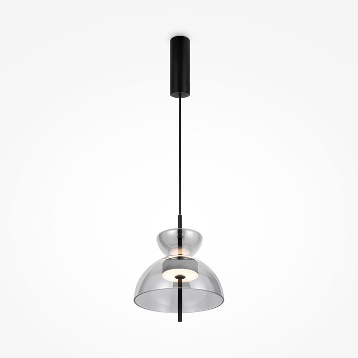 Lustra LED Maytoni Modern Bangkok, Negru, LED 12W, 1200lm 3000K MOD185PL-L6B3K5