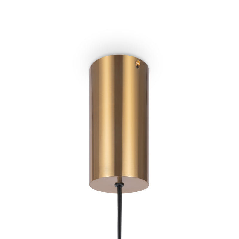Lampă suspendată modernă LED Maytoni Imaginary, 5W, 3000K, Aurie, Metal
