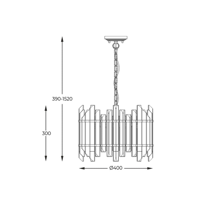 Lustra Zuma Line 6xG12 Auriu / Transparent