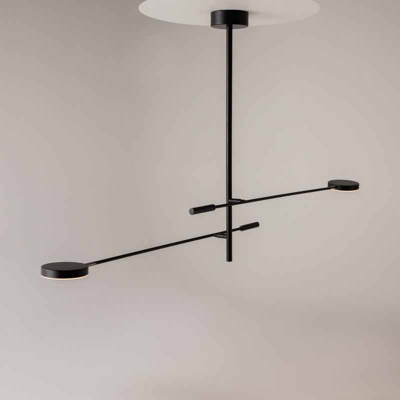Plafoniera Modern Negru