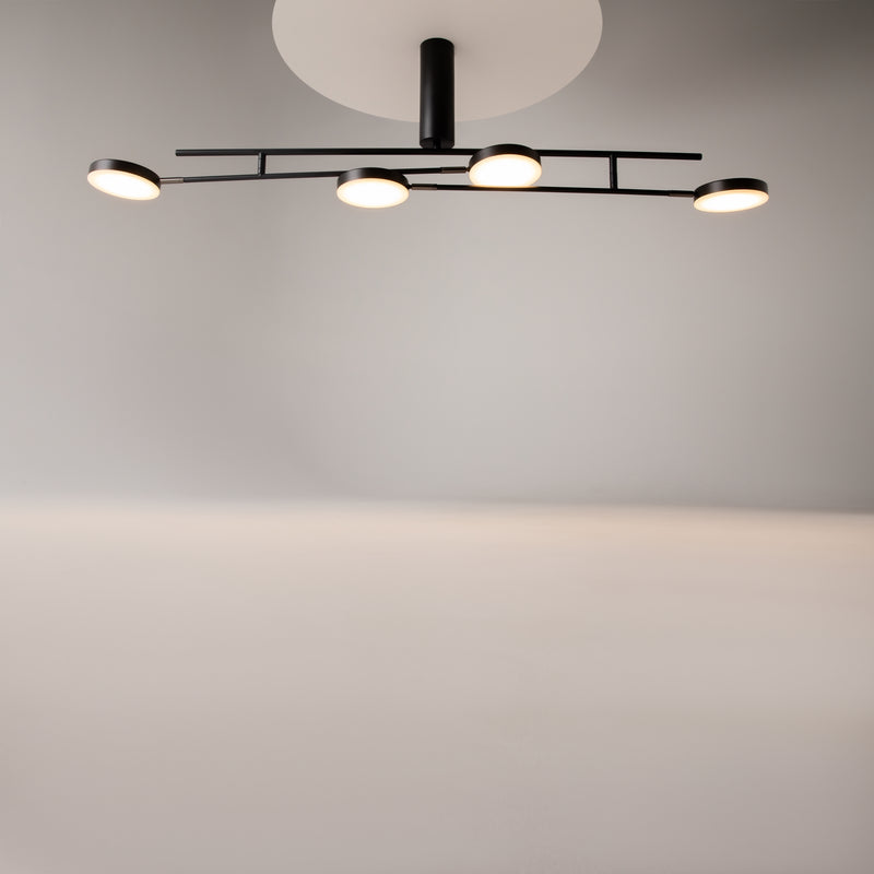 Plafoniera Modern Negru