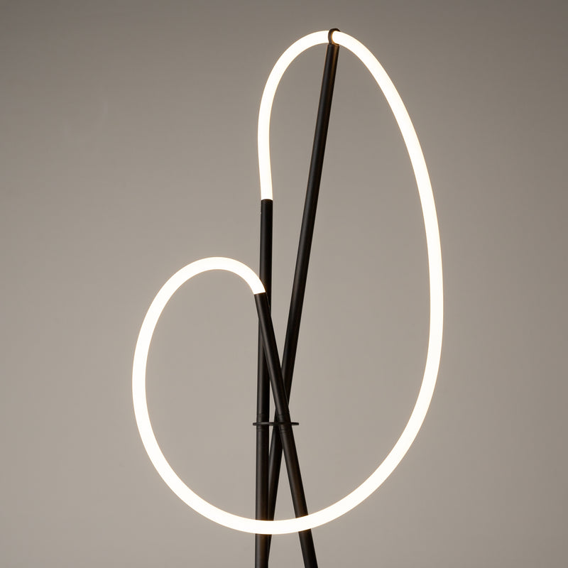 Lampadar Modern Negru