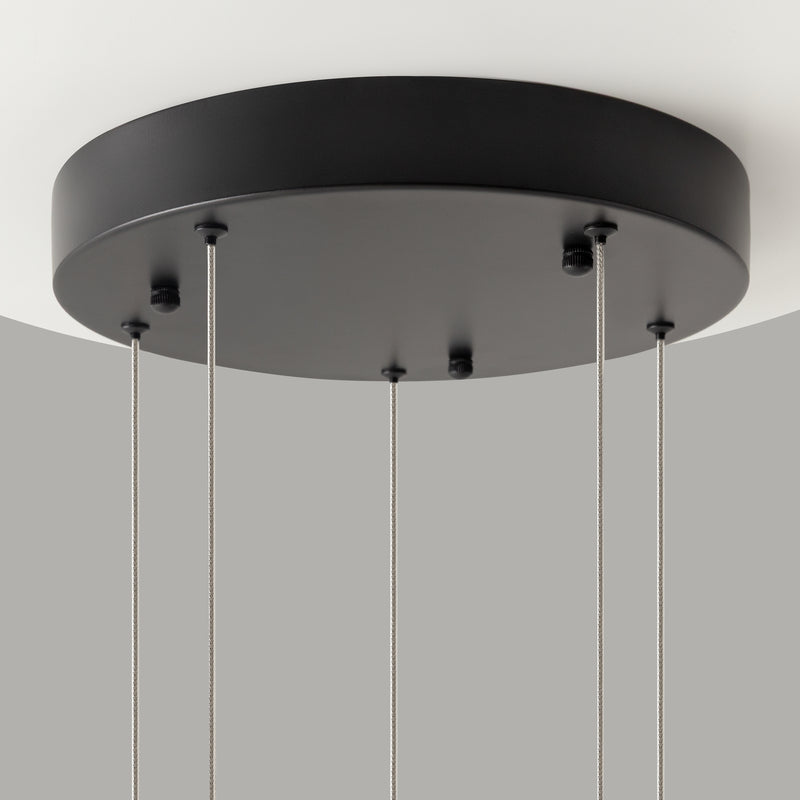 Lustra LED Maytoni Cascade, Negru, LED 31W, 2400lm
