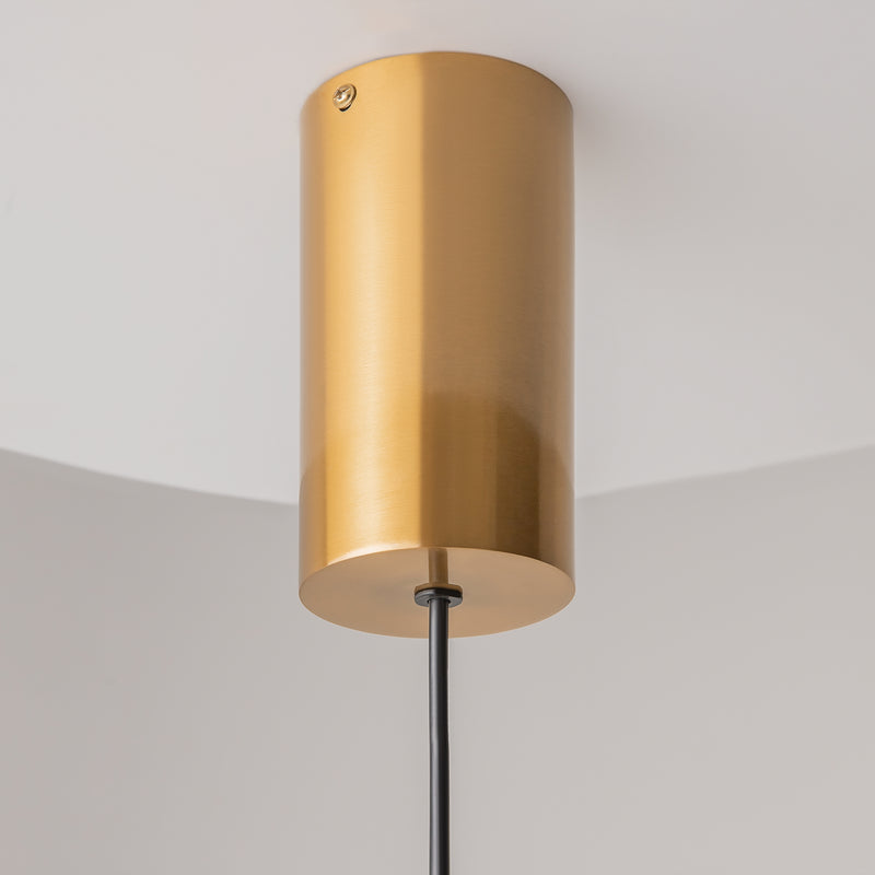 Lampă suspendată modernă LED Maytoni Imaginary, 5W, 3000K, Aurie, Metal