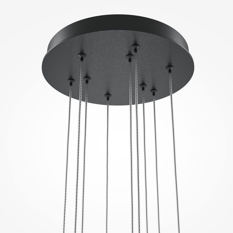 Lustra LED Maytoni Light stick, Negru, LED 46W, 3350lm 3000K Dimabil