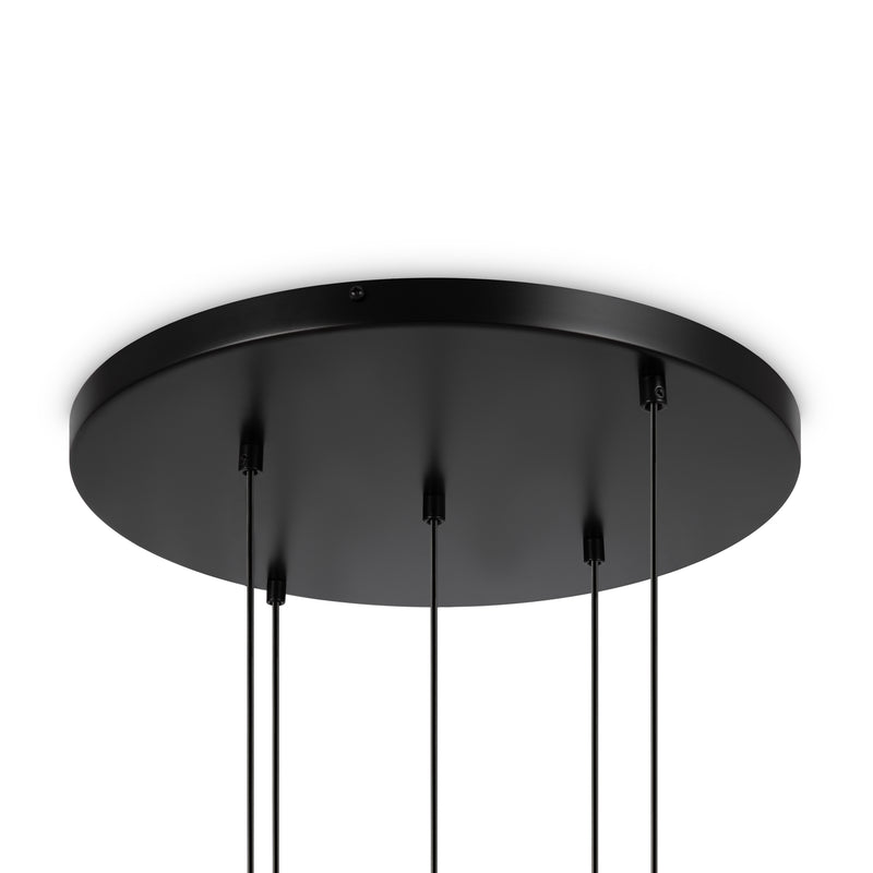 Lustra Living Maytoni Basic form Negru mat, 5XE14
