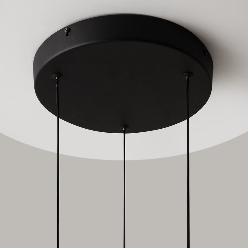 Lustra LED Maytoni Misterio Ø380 cm, sticlă multicolor, 15W, 2700K, negru