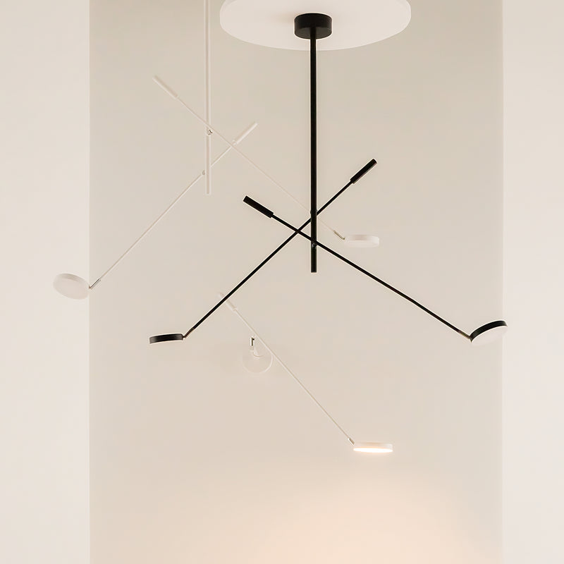 Plafoniera Modern Negru