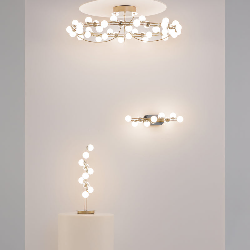 Plafoniera LED Maytoni Tessara, 72W, Auriu, 5600 lm, 3000K