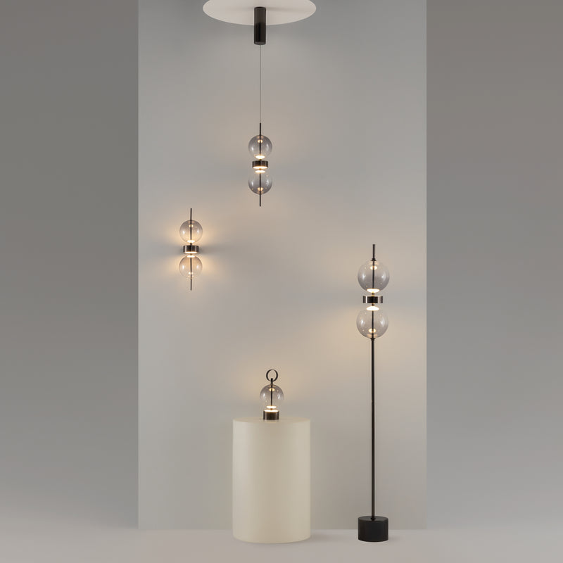Lampadar Modern Negru