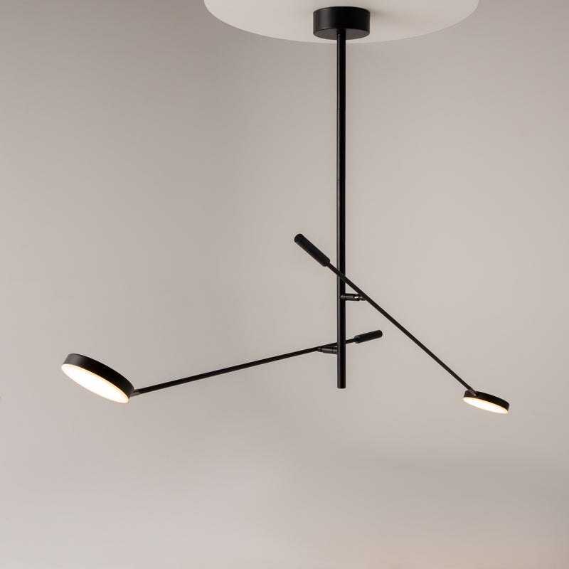 Plafoniera Modern Negru