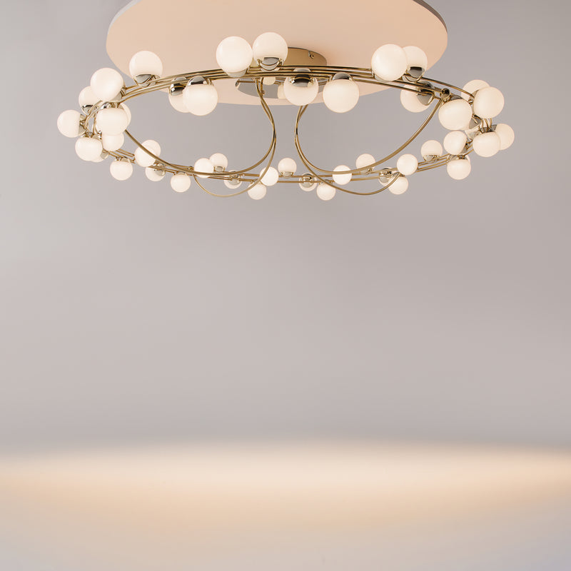 Plafoniera LED Maytoni Tessara, 72W, Auriu, 5600 lm, 3000K