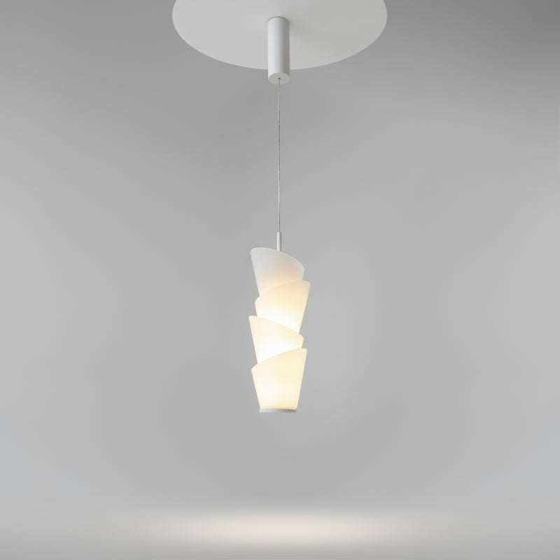 Lustra Modern Alb