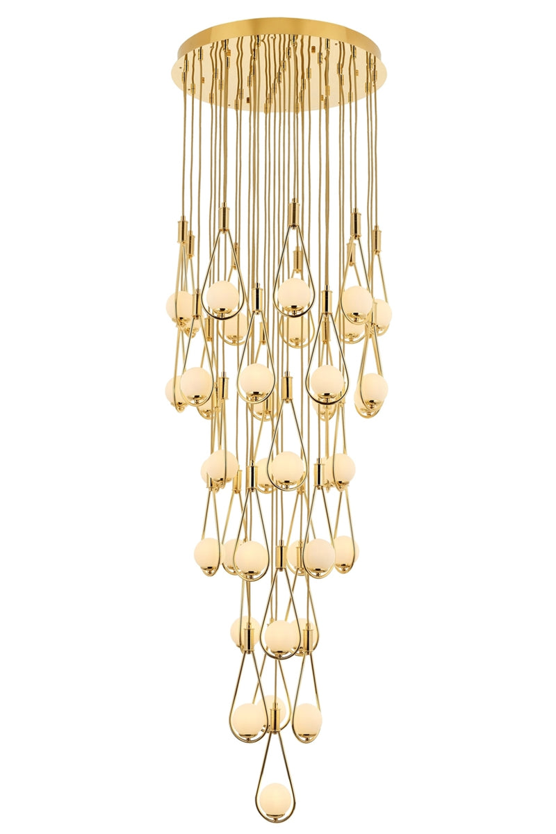 Lustră Moderna Avonni Drop 37xG9, Ø80 cm, H 235 cm