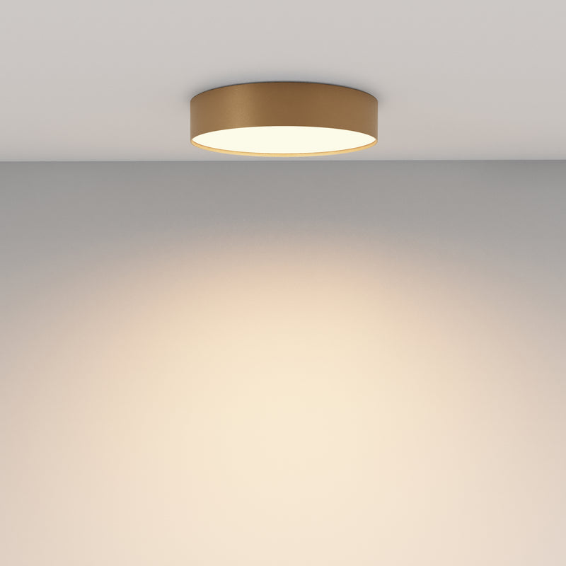 Lampa de tavan LED Maytoni Technical Zon, Auriu mat, LED 36W, 2220lm 3000K