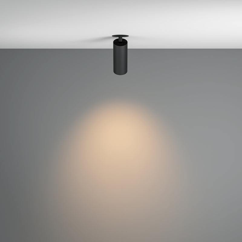 Lampa de tavan LED Maytoni Technical FOCUS LED, Negru, LED 12W, 950lm 3000K
