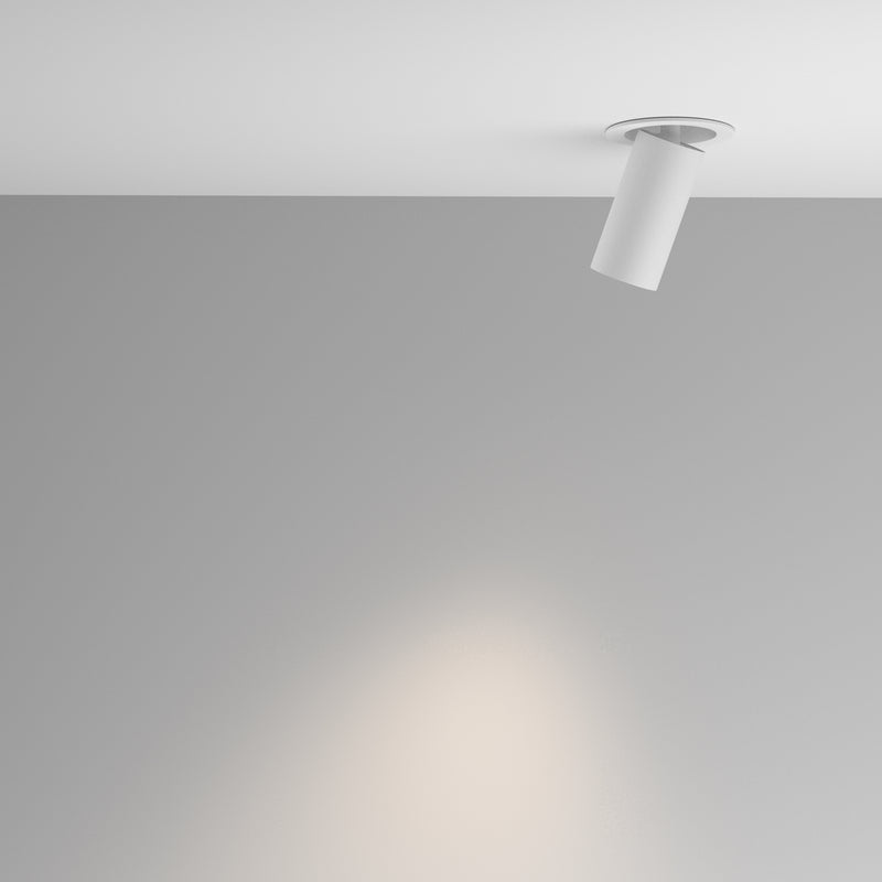 Lampa de Tavan Incastrata, Reglabila Maytoni Technical Artisan, Alb, GU10 10W
