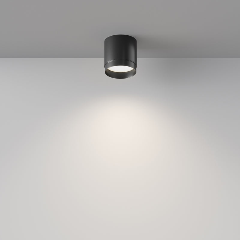 Lampa de tavan Maytoni Technical Polar, Negru, GX53 15W