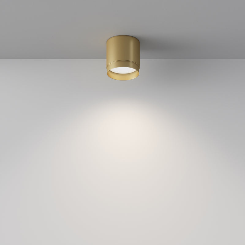 Lampa de tavan Maytoni Technical Polar, Auriu mat, GX53 15W