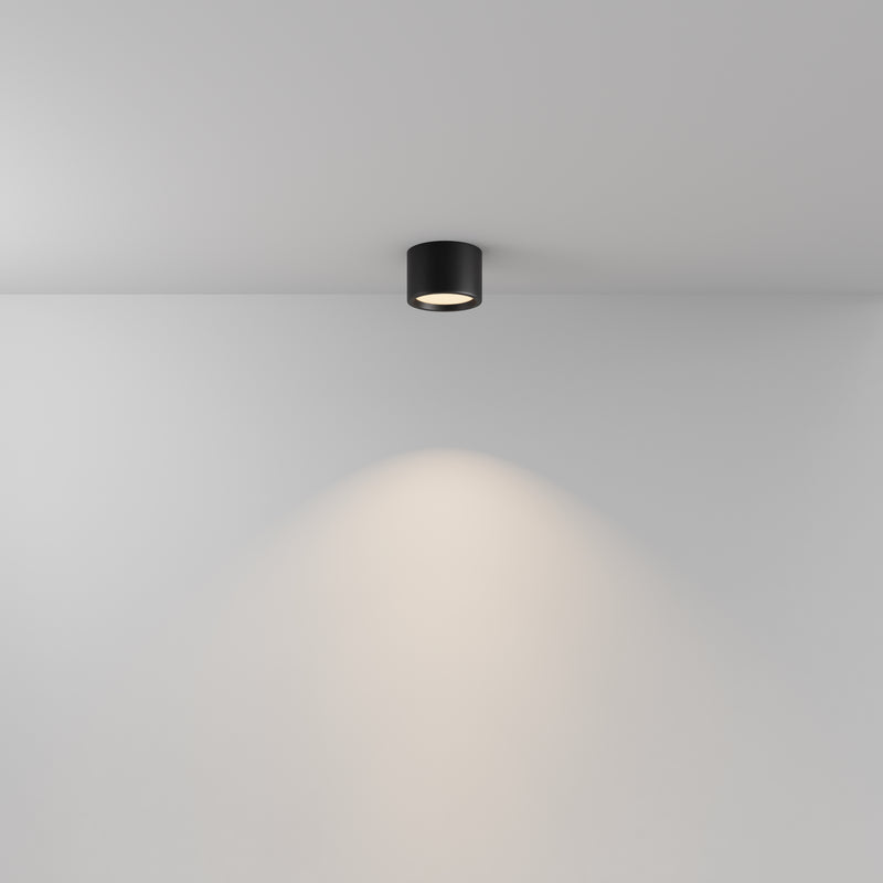 Lampa de tavan LED Maytoni Technical Hydra, Negru, LED 10W, 600lm 3000K