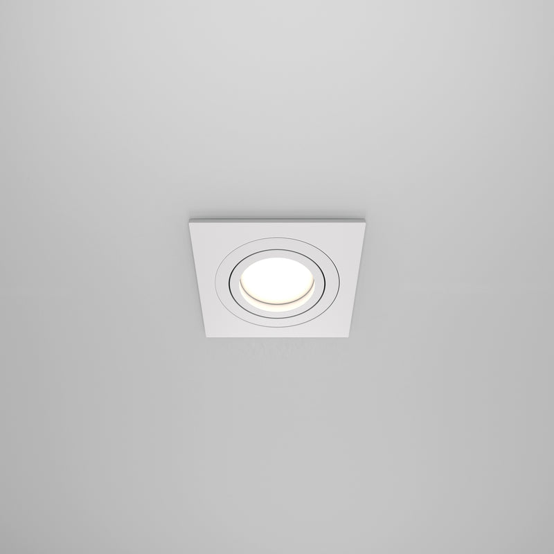 Spot incastrat Maytoni Technical Atom Alb, 1XGU10