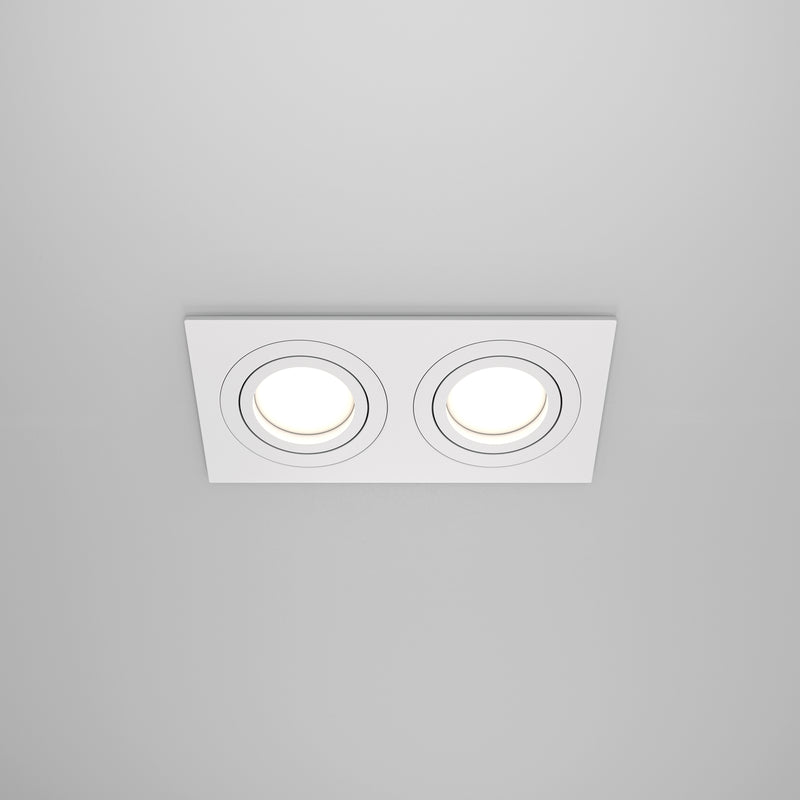 Spot incastrat Maytoni Technical Atom Alb, 2XGU10
