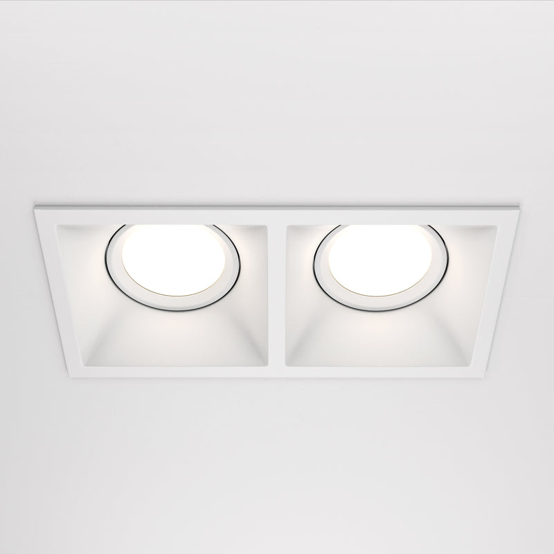 Spot incastrat Maytoni Technical Dot Alb, 2XGU10
