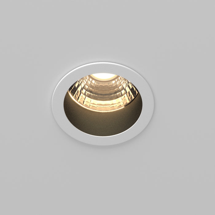 Spot LED Incastrat Maytoni Technical Minor, Alb | Negru, LED 5W, 230lm 3000K  DL089-5W3K-BW