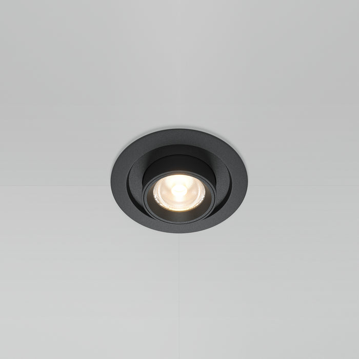 Spot LED Incastrat Maytoni Technical Hidden, Negru, LED 10W, 760lm 3000K  DL095-01-10W3K-B