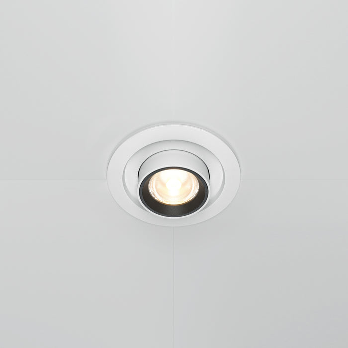 Spot LED Incastrat Maytoni Technical Hidden, Alb, LED 10W, 780lm 3000K  DL095-01-10W3K-W