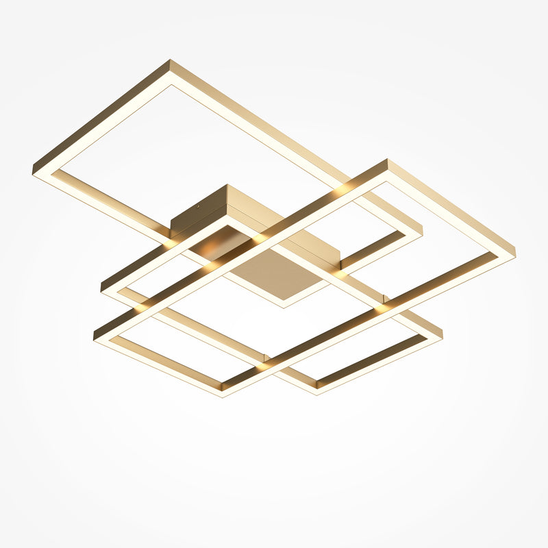 Plafoniera LED Maytoni Rida, 78W, Auriu, 4300 lm, 2600–3500K