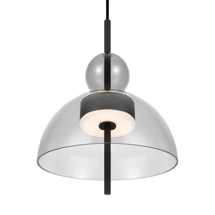 Lustra LED Maytoni Modern Bangkok, Negru, LED 12W, 1200lm 3000K MOD185PL-L11B3K1