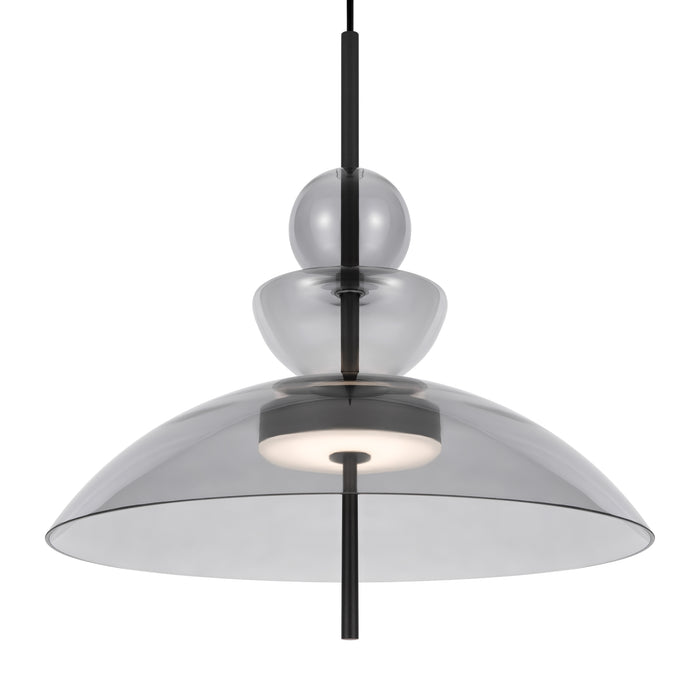 Lustra LED Maytoni Modern Bangkok, Negru, LED 12W, 1200lm 3000K MOD185PL-L11B3K3