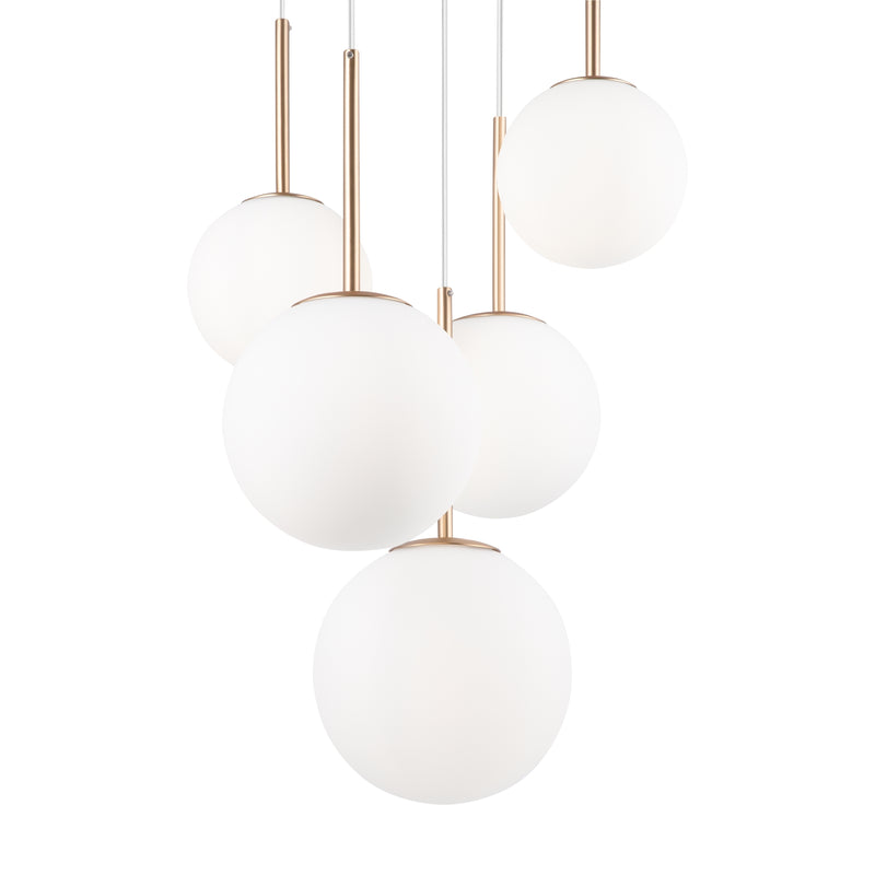 Lustra Living Maytoni Basic form Auriu, 5XE14