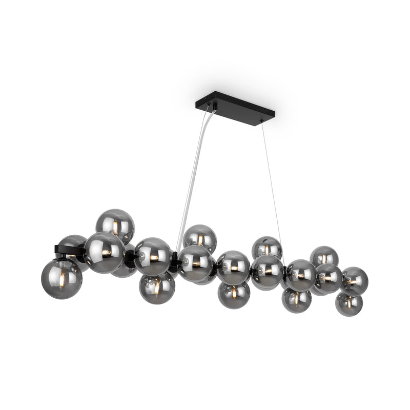 Lustra Living Maytoni Dallas Negru, 25XG9