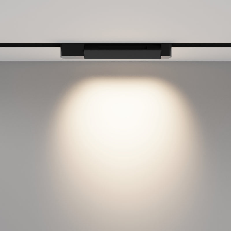 Proiector LED pentru sina monofazata Unity Maytoni Technical Points Rot, Negru, LED 10W, 760lm 4000K
