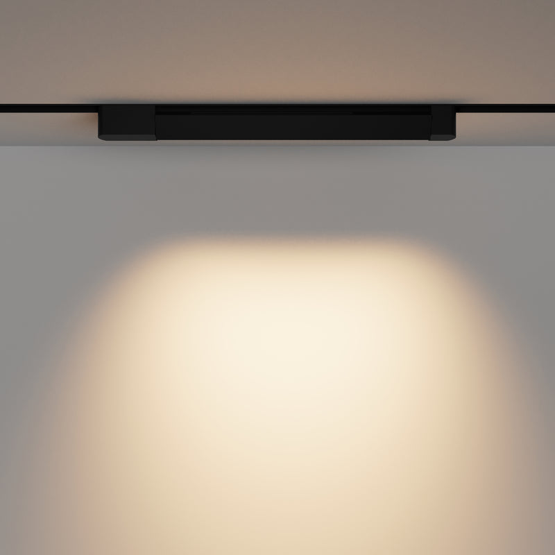 Proiector LED pentru sina monofazata Unity Maytoni Technical Points Rot, Negru, LED 22W, 1130lm 3000K