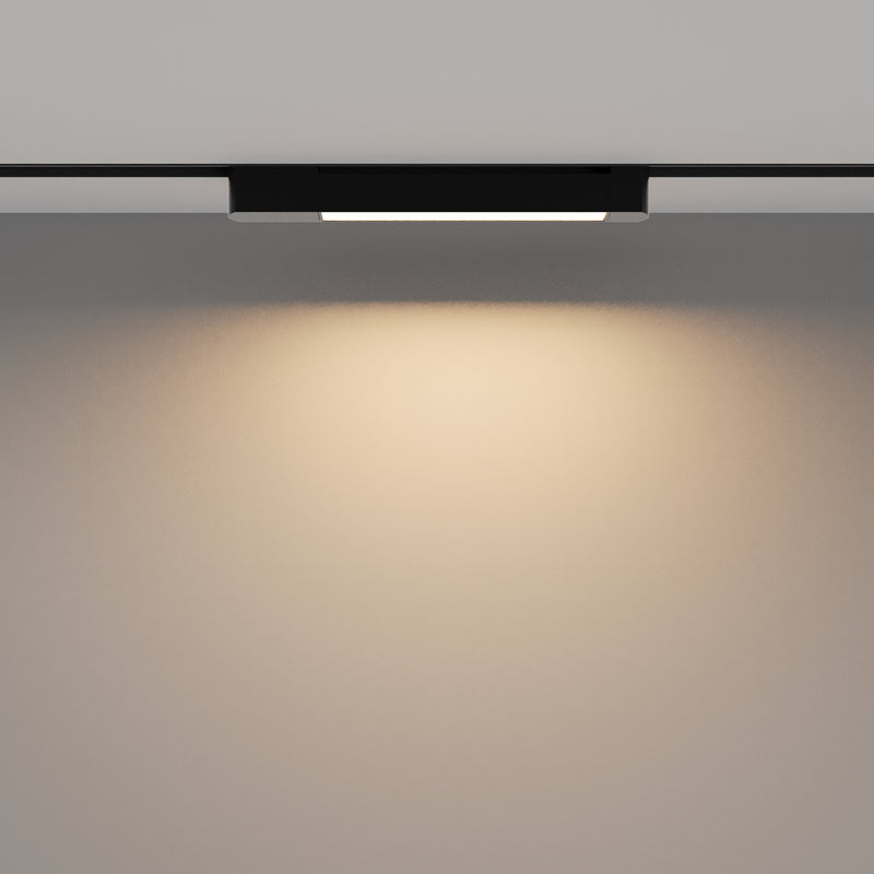 Proiector LED pentru sina monofazata Unity Maytoni Technical Basis Rot, Negru, LED 12W, 780lm 3000K