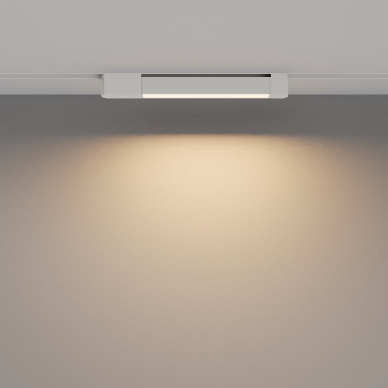 Proiector LED pentru sina monofazata Unity Maytoni Technical Basis Rot, Alb, LED 12W, 780lm 3000K
