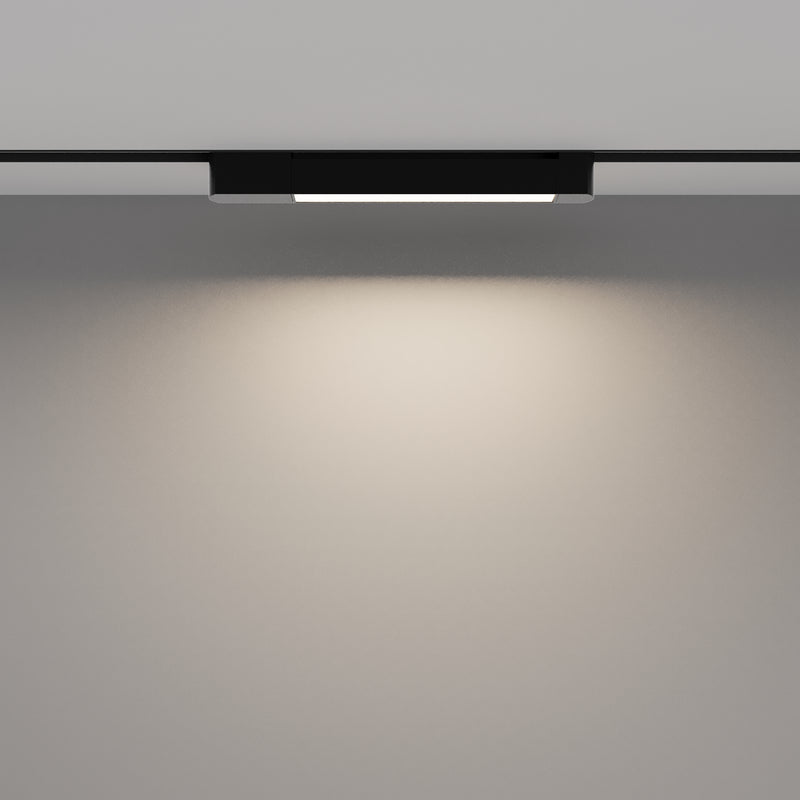 Proiector LED pentru sina monofazata Unity Maytoni Technical Basis Rot, Negru, LED 12W, 980lm 4000K