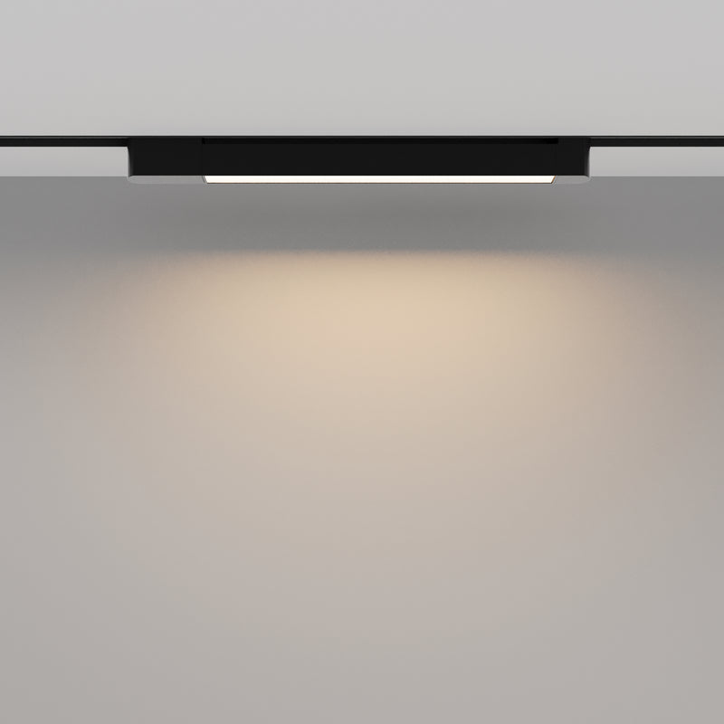 Proiector LED pentru sina monofazata Unity Maytoni Technical Basis Rot, Negru, LED 24W, 1540lm 3000K