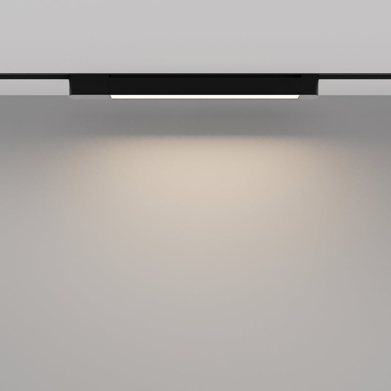 Proiector LED pentru sina monofazata Unity Maytoni Technical Basis Rot, Negru, LED 24W, 1900lm 4000K