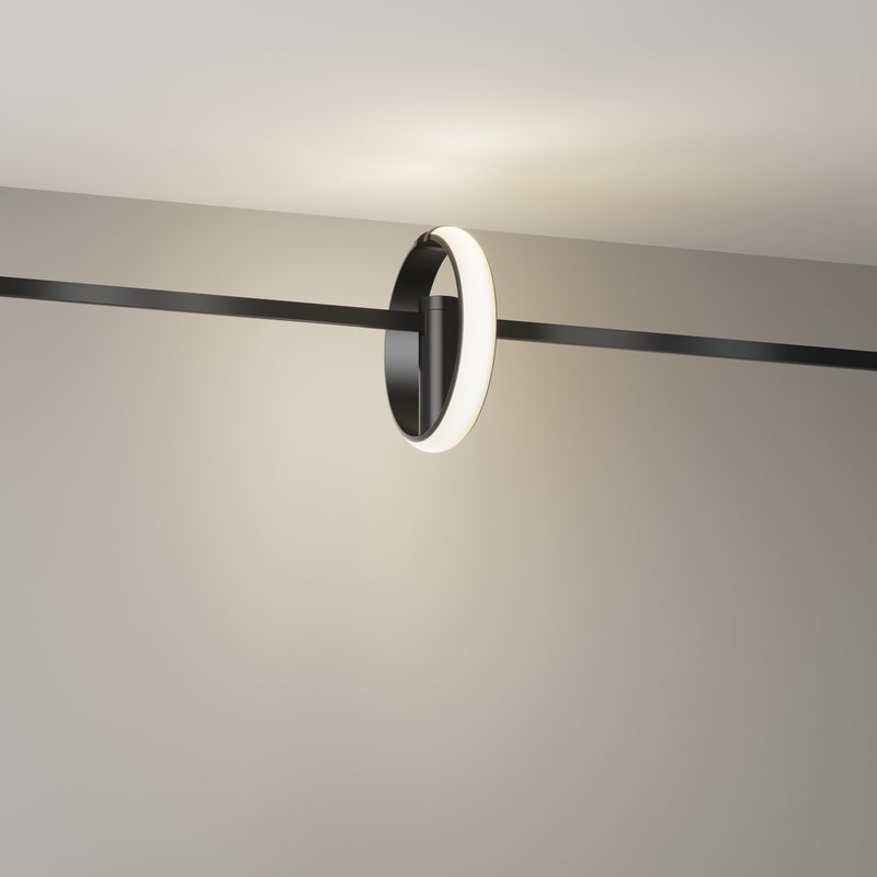 Corp iluminat pe sina Sistem Magnetic Modular FLARITY Negru