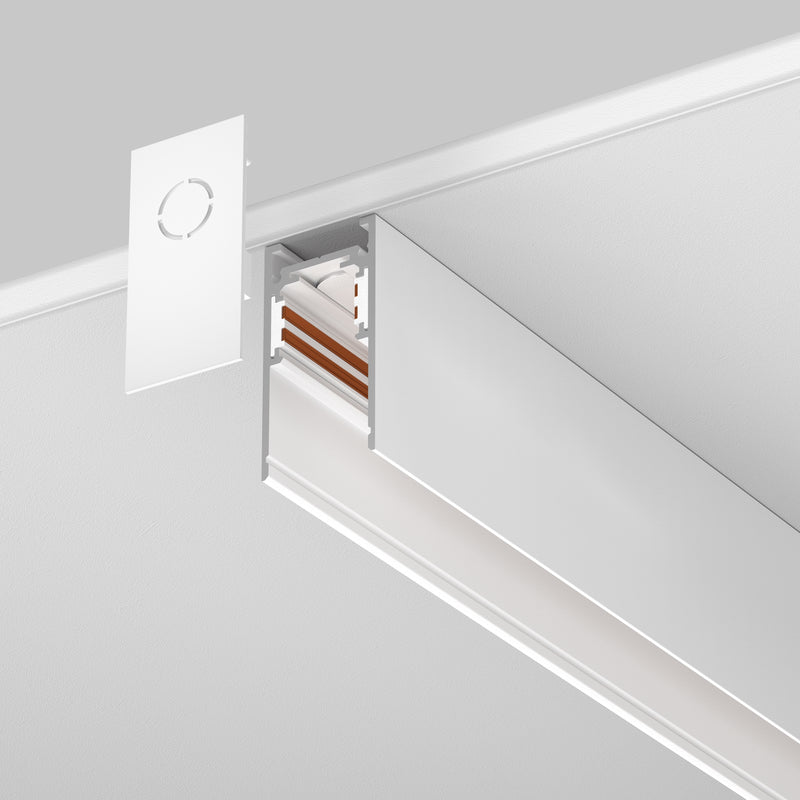 Sina Magnetica Aplicata / Suspendata, 1m Maytoni Technical Busbar trunkings Exility, Alb