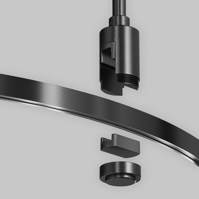 Corp iluminat pe sina Sistem Magnetic Modular FLARITY Negru