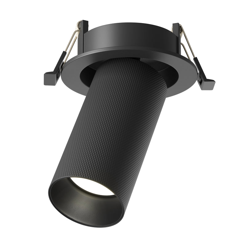 Lampa de Tavan Incastrata, Reglabila Maytoni Technical Artisan, Negru, GU10 10W